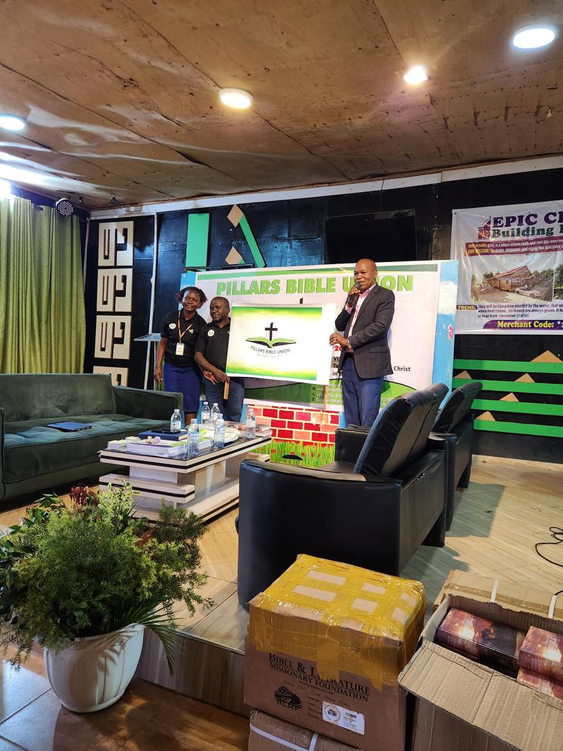 Pillars Bible Union members presenting their identity during the launch